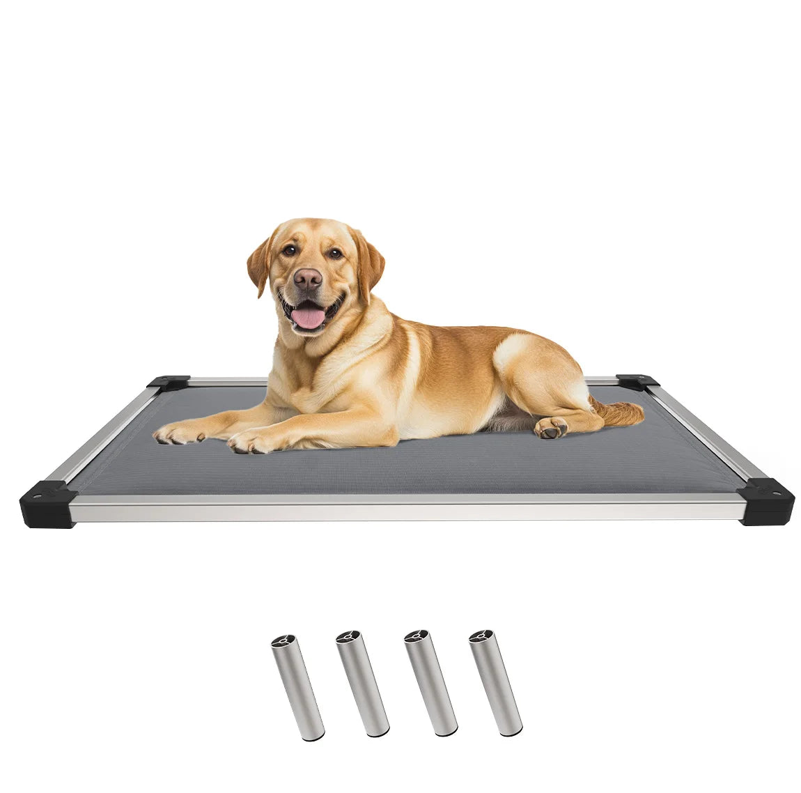 FXW TitanNest Padded Dog Bed for Crate, Chew-Proof Elevated Cot for Indoor/Outdoor/Camping Use, Durable & Washable Pet Bed
