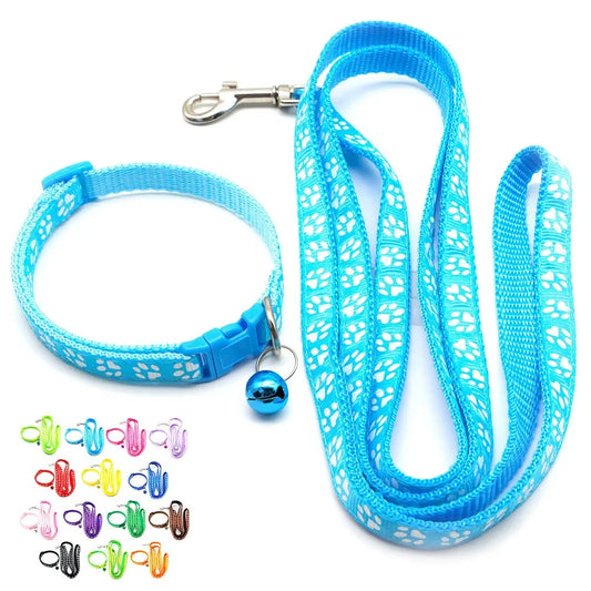 Print Dog Cat Leash Adjustable Leashes Collar Puppy Outdoor Walking Chihuahua Terier Schnauzer Outdoor Traction Rope General
