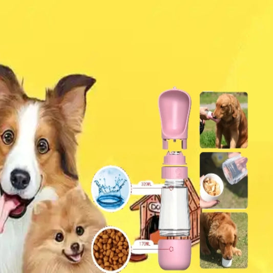 Collapsible Dog Water Cup, Travel Pet Bowl, Outdoor Dispenser for Dogs & Cats