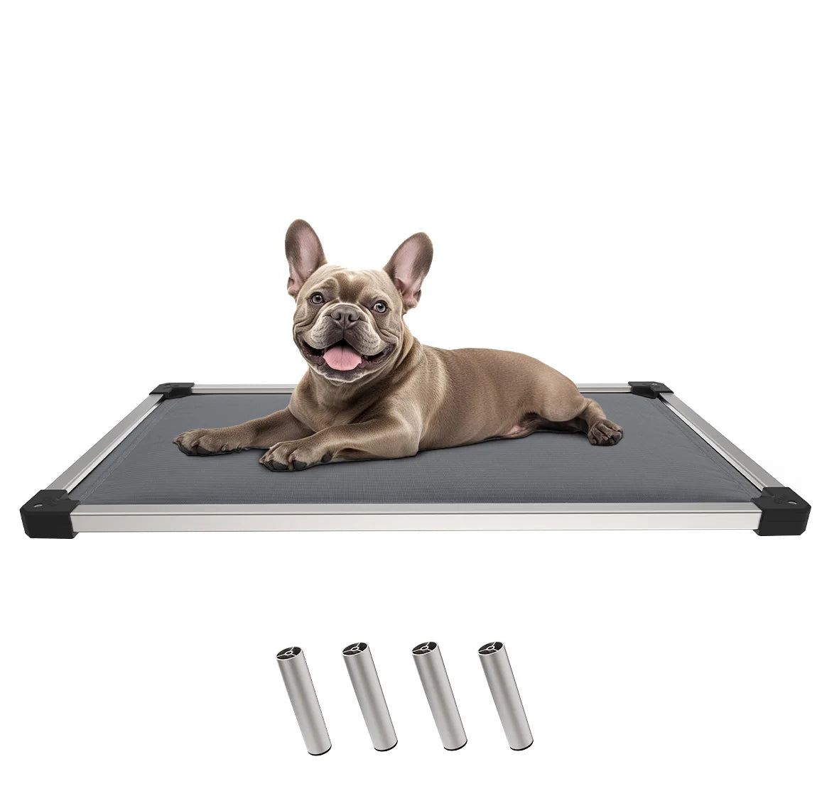 FXW TitanNest Padded Dog Bed for Crate, Chew-Proof Elevated Cot for Indoor/Outdoor/Camping Use, Durable & Washable Pet Bed