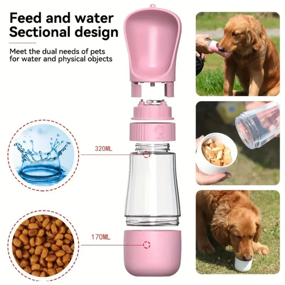 Collapsible Dog Water Cup, Travel Pet Bowl, Outdoor Dispenser for Dogs & Cats